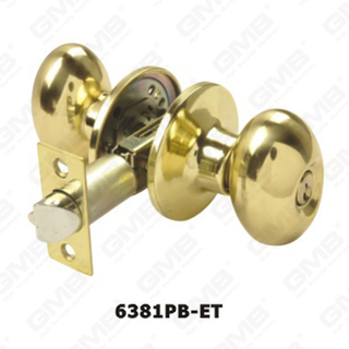 ANSI Standard Tubular Knob Lock Series Square Antriebsspindelschlüssel Röhrenknopfschloss (6381PB-ET)